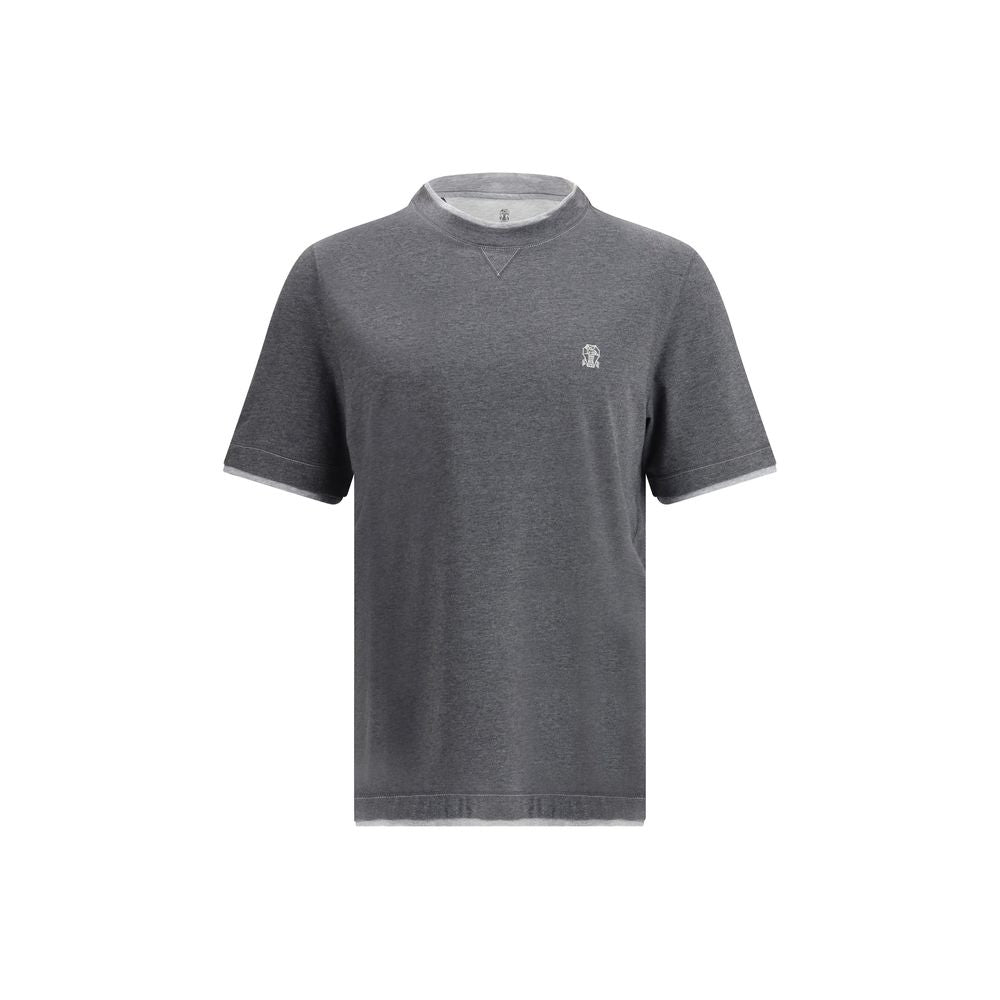 Brunello Cucinelli Gray Cotton Clothing